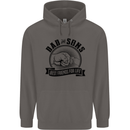 Dad & Sons Best Friends Father's Day Mens 80% Cotton Hoodie Charcoal