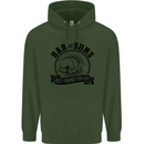 Dad & Sons Best Friends Father's Day Mens 80% Cotton Hoodie Forest Green