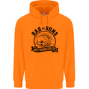 Dad & Sons Best Friends Father's Day Mens 80% Cotton Hoodie Orange