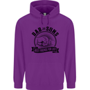 Dad & Sons Best Friends Father's Day Mens 80% Cotton Hoodie Purple