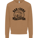 Dad & Sons Best Friends Father's Day Mens Sweatshirt Jumper Caramel Latte