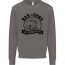 Dad & Sons Best Friends Father's Day Mens Sweatshirt Jumper Charcoal