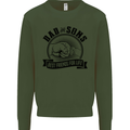 Dad & Sons Best Friends Father's Day Mens Sweatshirt Jumper Forest Green