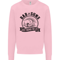 Dad & Sons Best Friends Father's Day Mens Sweatshirt Jumper Light Pink