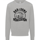 Dad & Sons Best Friends Father's Day Mens Sweatshirt Jumper Sports Grey