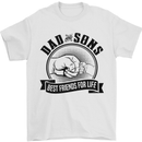 Dad & Sons Best Friends Father's Day Mens T-Shirt Cotton Gildan White