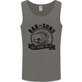 Dad & Sons Best Friends Father's Day Mens Vest Tank Top Charcoal