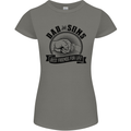 Dad & Sons Best Friends Father's Day Womens Petite Cut T-Shirt Charcoal