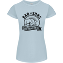 Dad & Sons Best Friends Father's Day Womens Petite Cut T-Shirt Light Blue