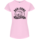 Dad & Sons Best Friends Father's Day Womens Petite Cut T-Shirt Light Pink