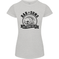 Dad & Sons Best Friends Father's Day Womens Petite Cut T-Shirt Sports Grey