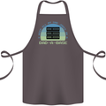 Dad a Base Funny Fathers Day Jokes Cotton Apron 100% Organic Dark Grey