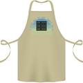 Dad a Base Funny Fathers Day Jokes Cotton Apron 100% Organic Khaki