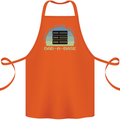 Dad a Base Funny Fathers Day Jokes Cotton Apron 100% Organic Orange