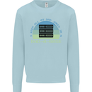 Dad a Base Funny Fathers Day Jokes Kids Sweatshirt Jumper Light Blue