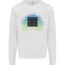Dad a Base Funny Fathers Day Jokes Kids Sweatshirt Jumper White