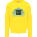 Dad a Base Funny Fathers Day Jokes Kids Sweatshirt Jumper Yellow