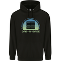 Dad a Base Funny Fathers Day Jokes Mens 80% Cotton Hoodie Black