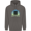 Dad a Base Funny Fathers Day Jokes Mens 80% Cotton Hoodie Charcoal