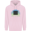 Dad a Base Funny Fathers Day Jokes Mens 80% Cotton Hoodie Light Pink
