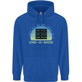 Dad a Base Funny Fathers Day Jokes Mens 80% Cotton Hoodie Royal Blue