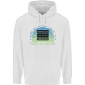 Dad a Base Funny Fathers Day Jokes Mens 80% Cotton Hoodie White
