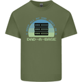 Dad a Base Funny Fathers Day Jokes Mens Cotton T-Shirt Tee Top Military Green