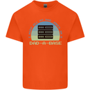 Dad a Base Funny Fathers Day Jokes Mens Cotton T-Shirt Tee Top Orange