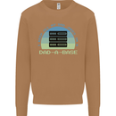 Dad a Base Funny Fathers Day Jokes Mens Sweatshirt Jumper Caramel Latte