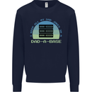 Dad a Base Funny Fathers Day Jokes Mens Sweatshirt Jumper Navy Blue