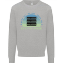 Dad a Base Funny Fathers Day Jokes Mens Sweatshirt Jumper Sports Grey