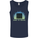 Dad a Base Funny Fathers Day Jokes Mens Vest Tank Top Navy Blue