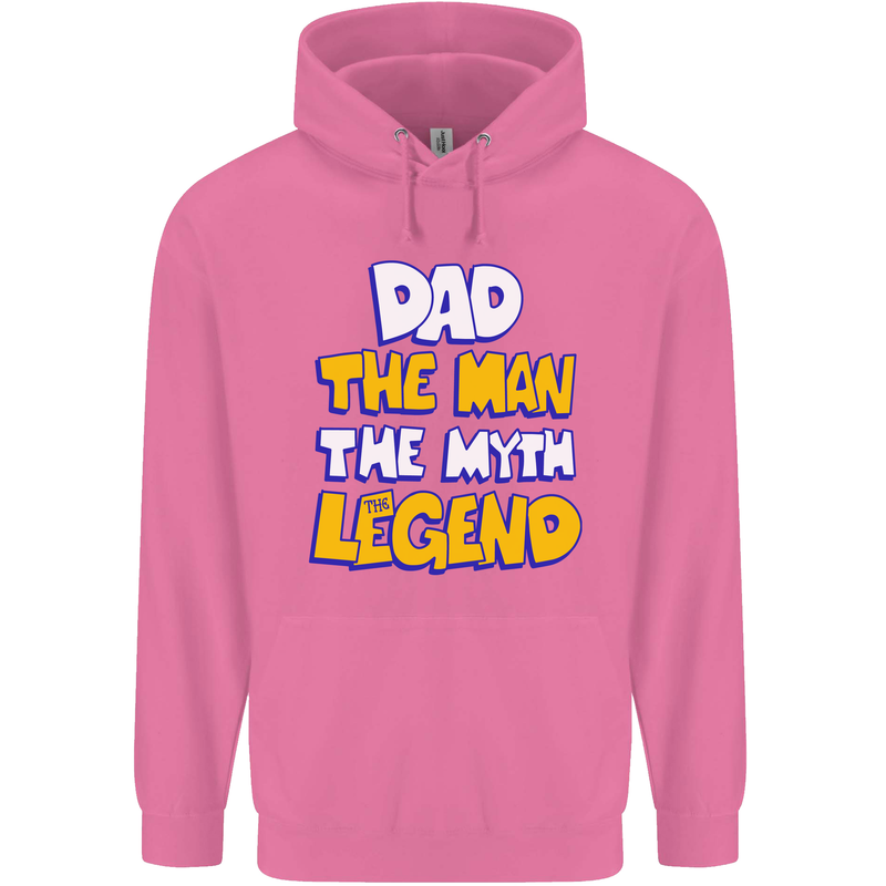 Dad the Man the Myth the Legend Fathers Day Mens 80% Cotton Hoodie Azelea
