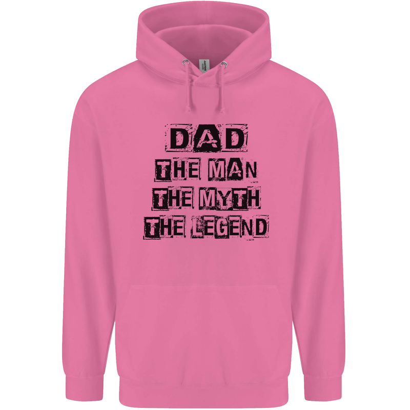 Dad the Man the Myth the Legend Mens 80% Cotton Hoodie Azelea