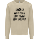 Dad the Man the Myth the Legend Mens Sweatshirt Jumper Sand
