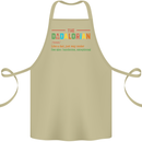 Dadalorian Funny Fathers Day Dad Daddy Cotton Apron 100% Organic Khaki