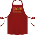 Dadalorian Funny Fathers Day Dad Daddy Cotton Apron 100% Organic Maroon