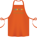 Dadalorian Funny Fathers Day Dad Daddy Cotton Apron 100% Organic Orange