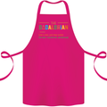 Dadalorian Funny Fathers Day Dad Daddy Cotton Apron 100% Organic Pink