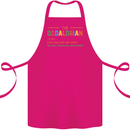 Dadalorian Funny Fathers Day Dad Daddy Cotton Apron 100% Organic Pink