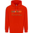 Dadalorian Funny Fathers Day Dad Daddy Mens 80% Cotton Hoodie Bright Red
