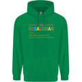 Dadalorian Funny Fathers Day Dad Daddy Mens 80% Cotton Hoodie Irish Green