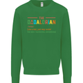 Dadalorian Funny Fathers Day Dad Daddy Mens Sweatshirt Jumper Irish Green