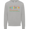 Dadalorian Funny Fathers Day Dad Daddy Mens Sweatshirt Jumper Sports Grey