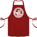 Dadcules Funny Fathers Day Gym Bodybuiding Cotton Apron 100% Organic Maroon