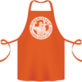 Dadcules Funny Fathers Day Gym Bodybuiding Cotton Apron 100% Organic Orange