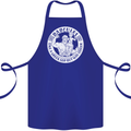Dadcules Funny Fathers Day Gym Bodybuiding Cotton Apron 100% Organic Royal Blue