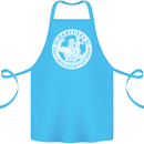 Dadcules Funny Fathers Day Gym Bodybuiding Cotton Apron 100% Organic Turquoise
