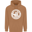 Dadcules Funny Fathers Day Gym Bodybuiding Mens 80% Cotton Hoodie Caramel Latte