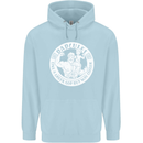 Dadcules Funny Fathers Day Gym Bodybuiding Mens 80% Cotton Hoodie Light Blue